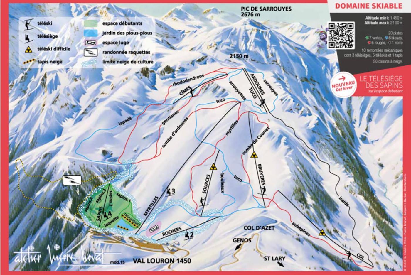 Residence Les Gourgs Blancs - 80M Des Pistes Génos Exterior photo